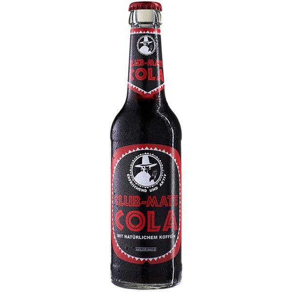 Cola sparkling mate drink in a 330ml bottle