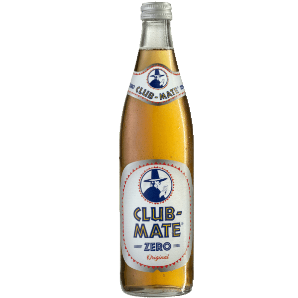 Sparkling sugar free mate drink in 500ml bottle